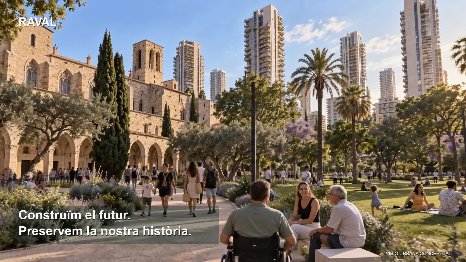 Visualització conceptual de Raval